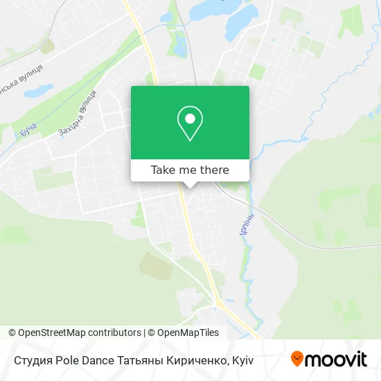 Карта Студия Pole Dance Татьяны Кириченко