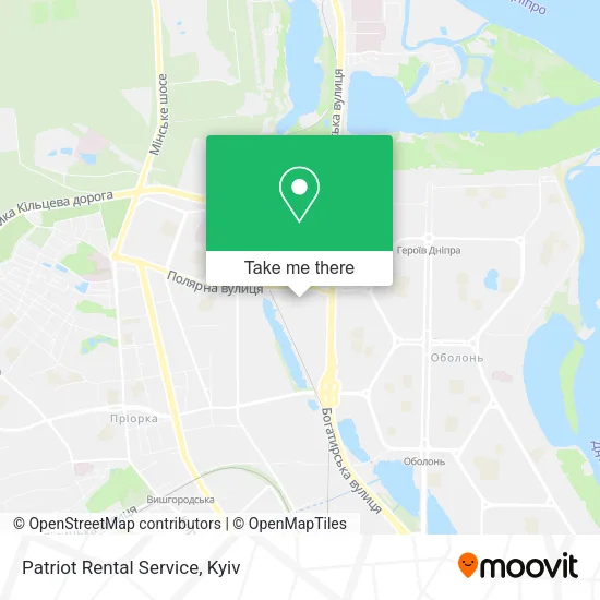 Карта Patriot Rental Service