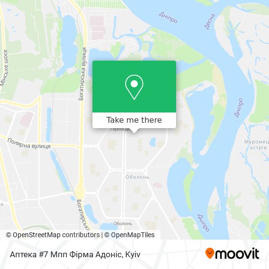Аптека #7 Мпп Фірма Адоніс map
