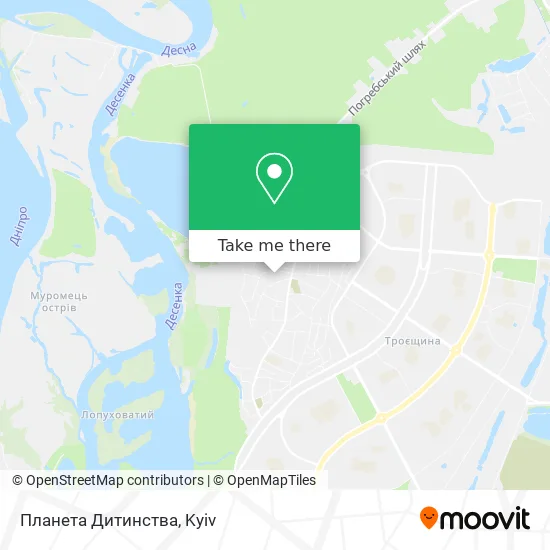 Планета Дитинства map