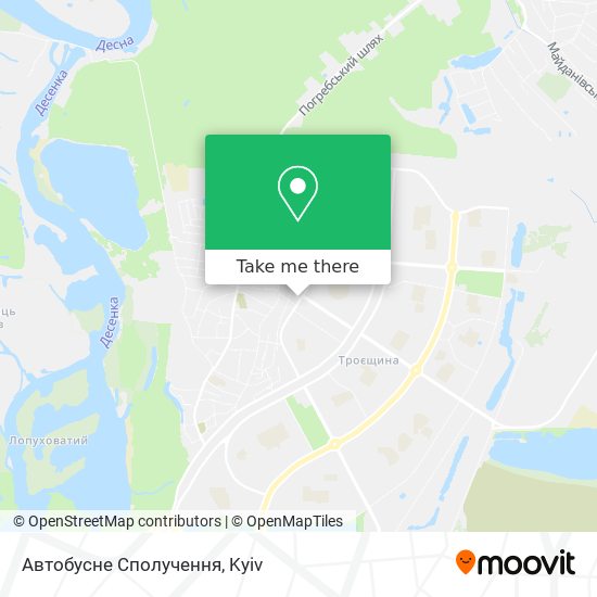 Автобусне Сполучення map