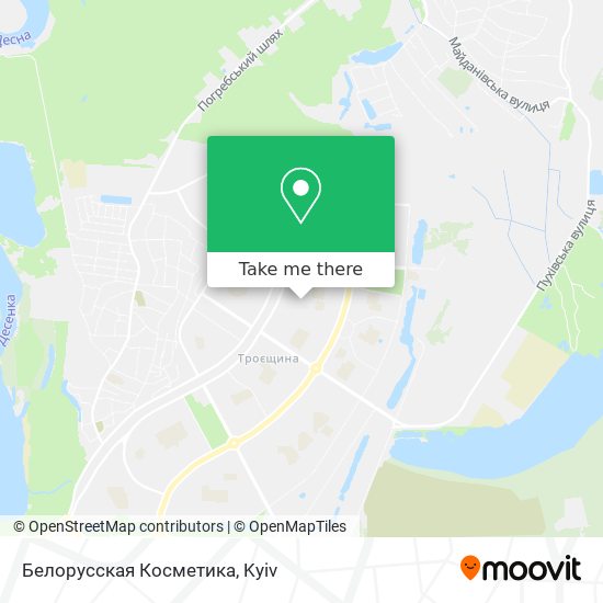 Карта Белорусская Косметика
