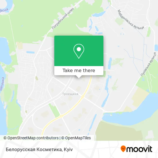 Белорусская Косметика map