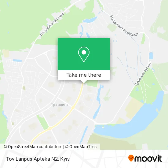 Карта Tov Lanpus Apteka N2