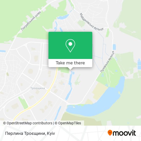 Перлина Троєщини map