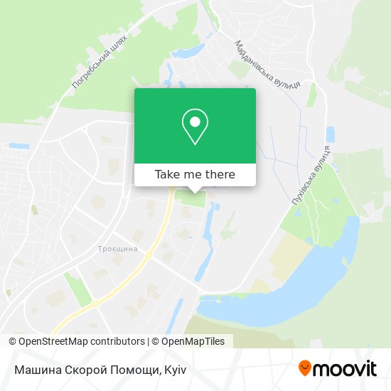 Машина Скорой Помощи map