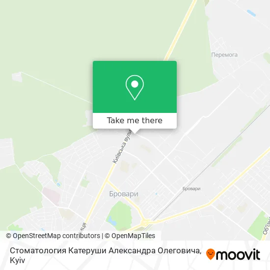 Стоматология Катеруши Александра Олеговича map