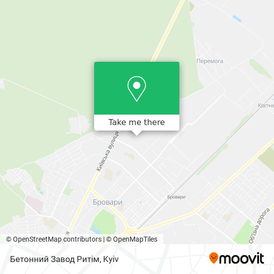 Бетонний Завод Ритім map