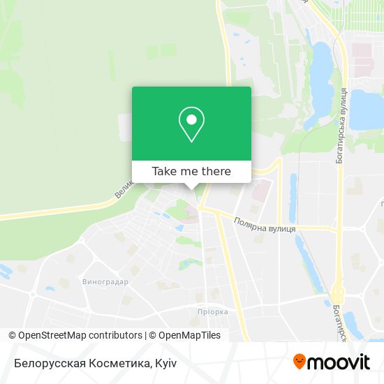 Белорусская Косметика map