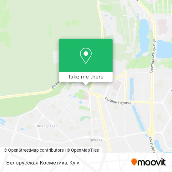 Карта Белорусская Косметика