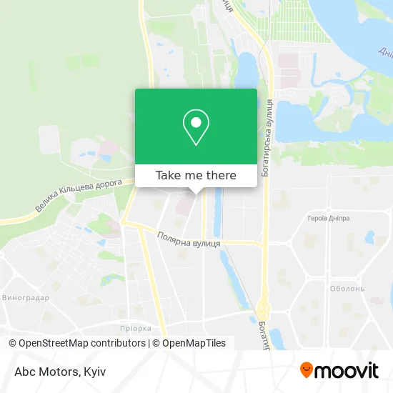 Карта Abc Motors
