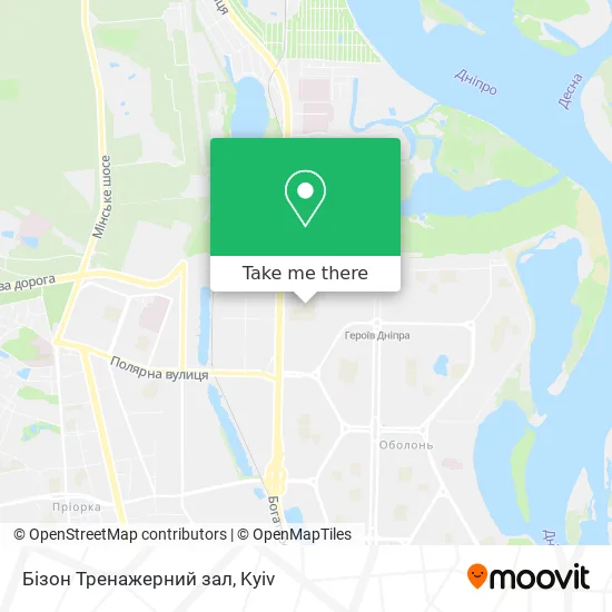 Карта Бізон Тренажерний зал