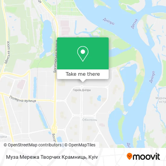 Муза Мережа Творчих Крамниць map