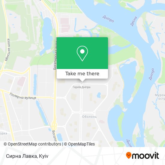 Карта Сирна Лавка