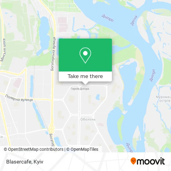 Карта Blasercafe