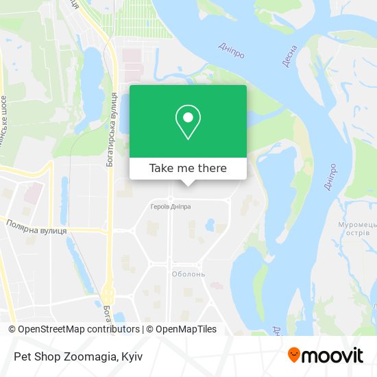 Pet Shop Zoomagia map