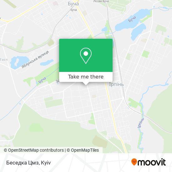 Беседка Цмз map