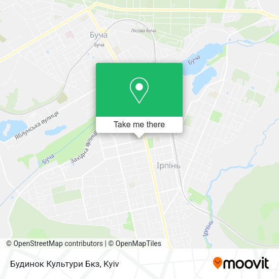 Карта Будинок Культури Бкз