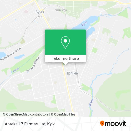 Apteka 17 Farmart Ltd map