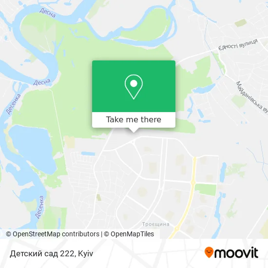 Карта Детский сад 222