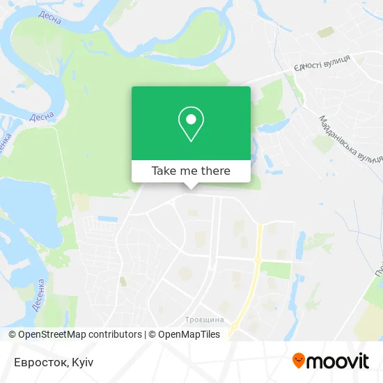 Евросток map