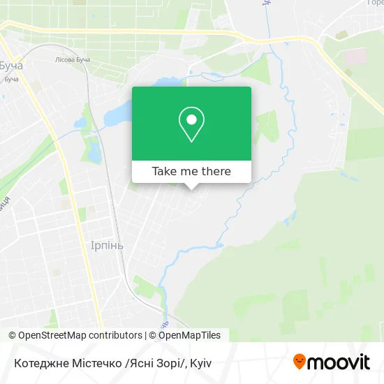 Котеджне Містечко /Ясні Зорі/ map