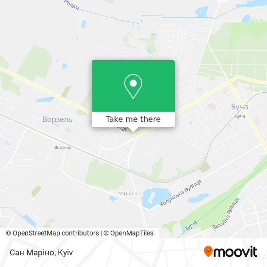 Карта Сан Маріно