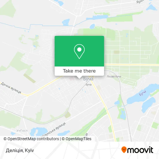Деліція map