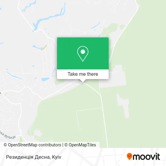 Карта Резиденція Десна