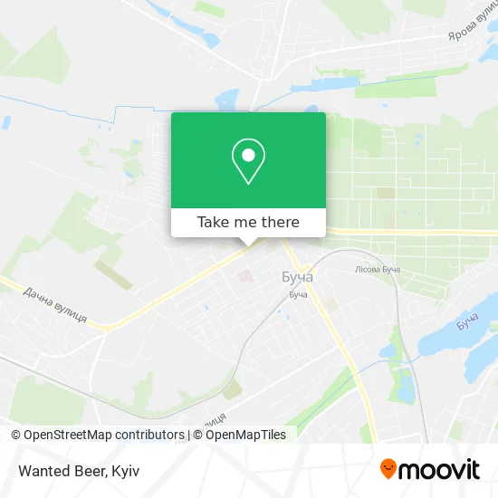 Карта Wanted Beer