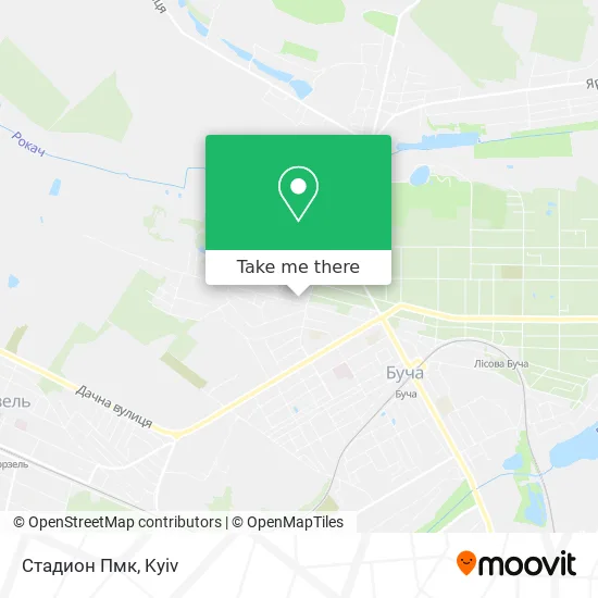Карта Стадион Пмк