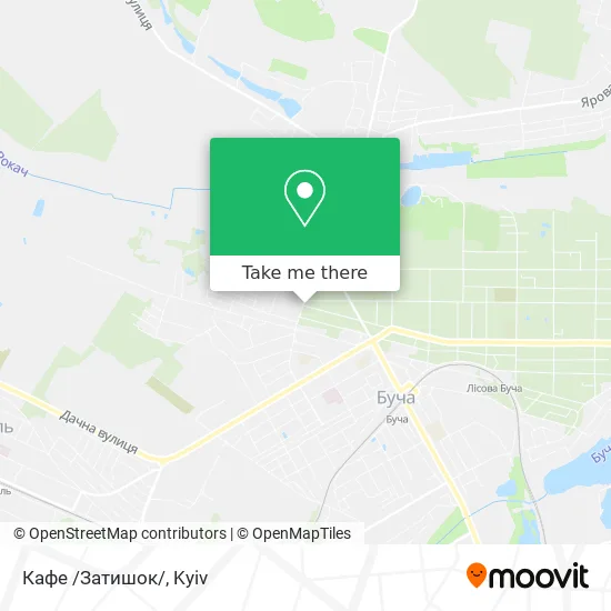 Кафе /Затишок/ map