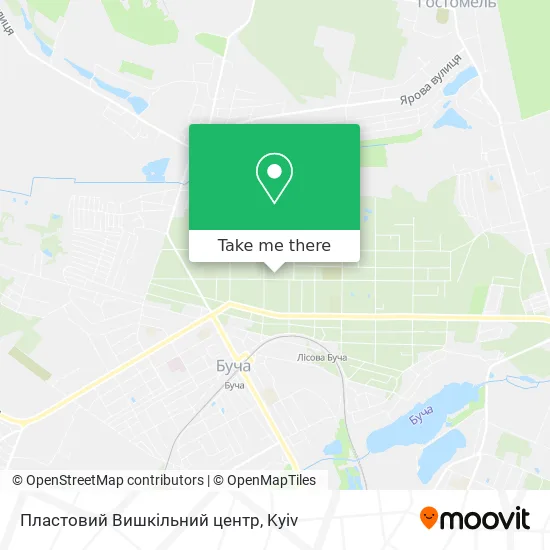 Карта Пластовий Вишкільний центр