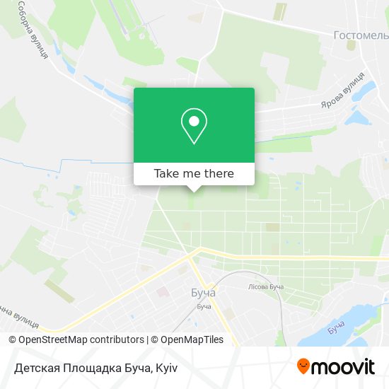 Детская Площадка Буча map