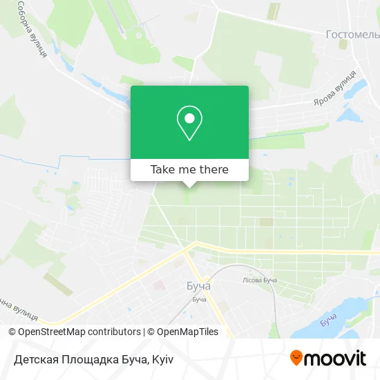 Карта Детская Площадка Буча