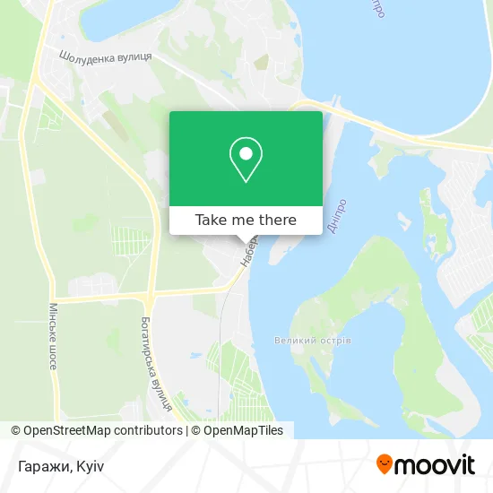 Карта Гаражи