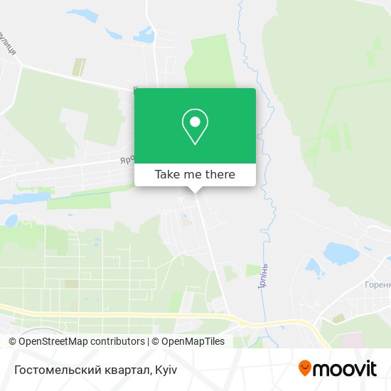 Гостомельский квартал map