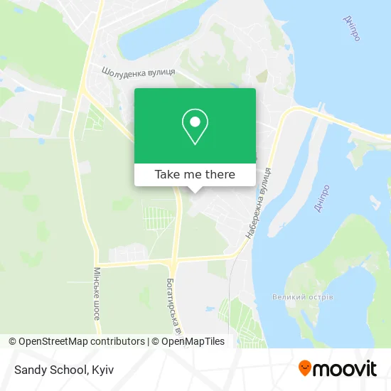 Карта Sandy School