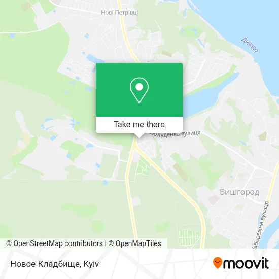 Карта Новое Кладбище