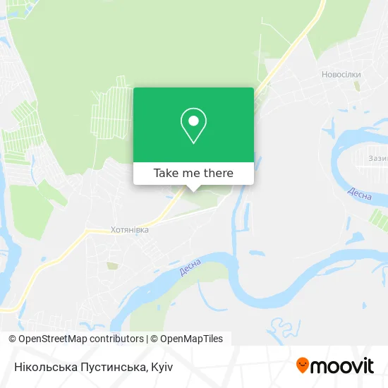 Карта Нікольська Пустинська