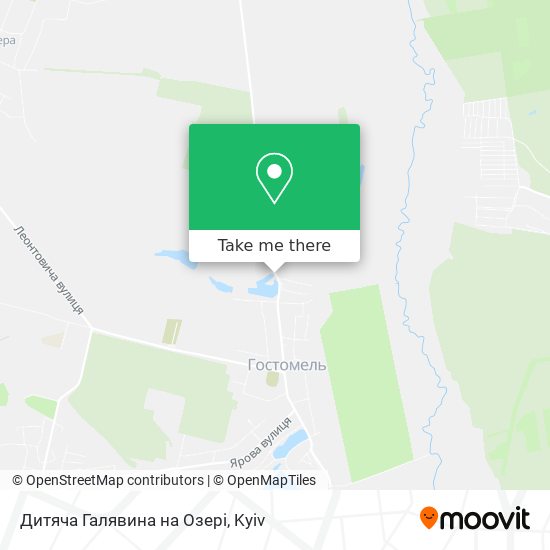 Дитяча Галявина на Озері map