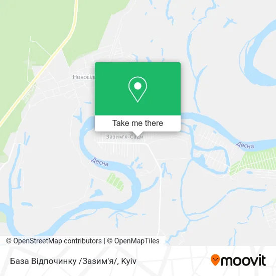 База Відпочинку /Зазим'я/ map