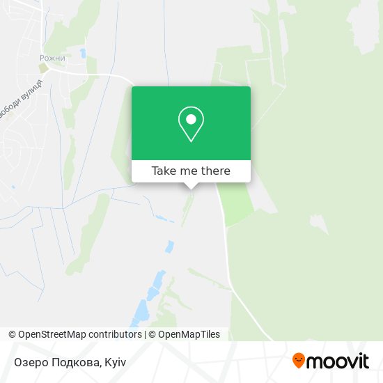 Озеро Подкова map