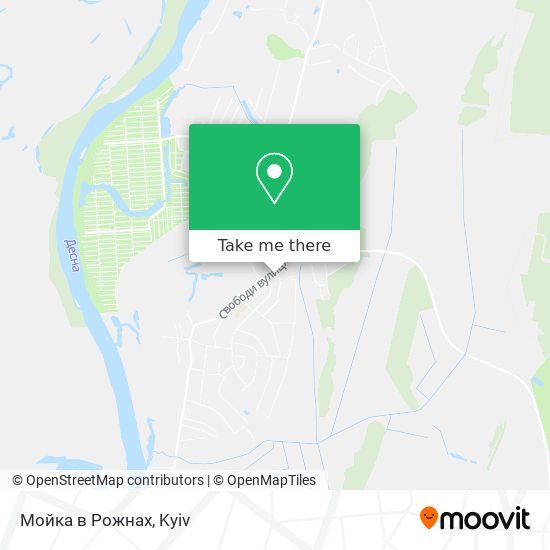 Мойка в Рожнах map