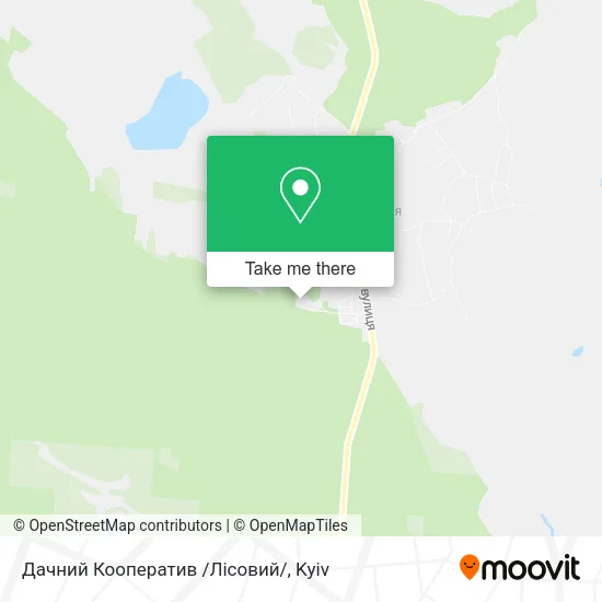 Карта Дачний Кооператив /Лісовий/