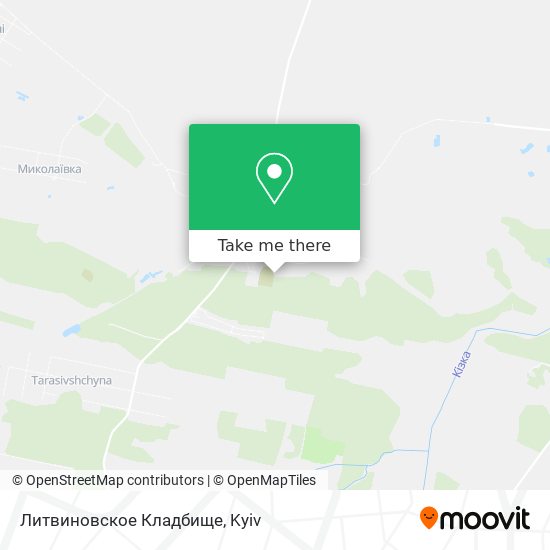 Карта Литвиновское Кладбище