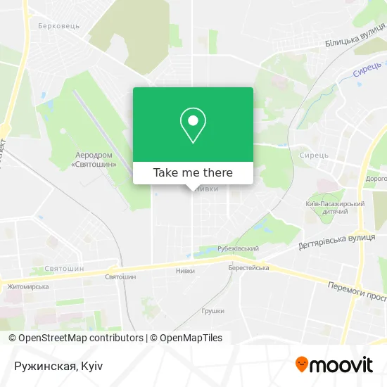 Ружинская map