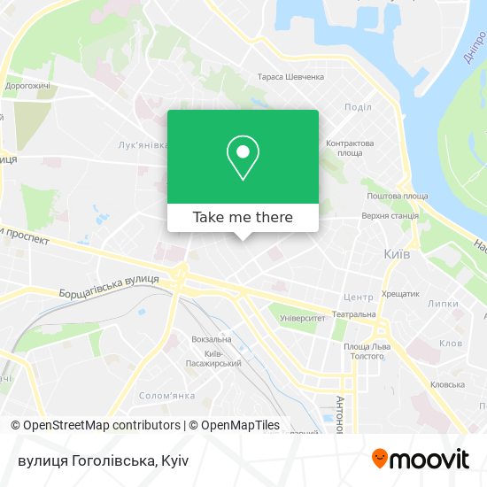вулиця Гоголівська map