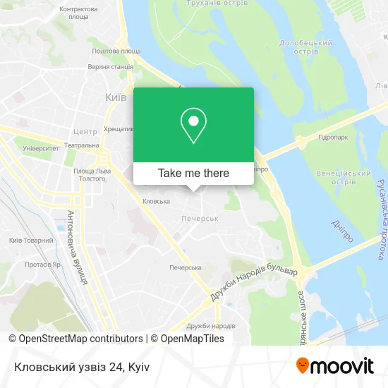 Карта Кловський узвіз 24