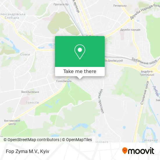 Карта Fop Zyma M.V.